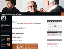 Tablet Screenshot of kellertheater-wetzlar.de